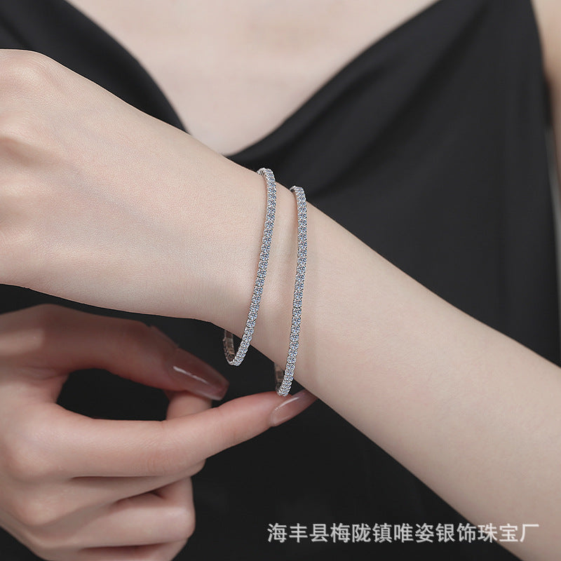 Moissanite Tennis Bracelet