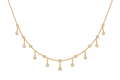 Moissanite Fringe Necklace