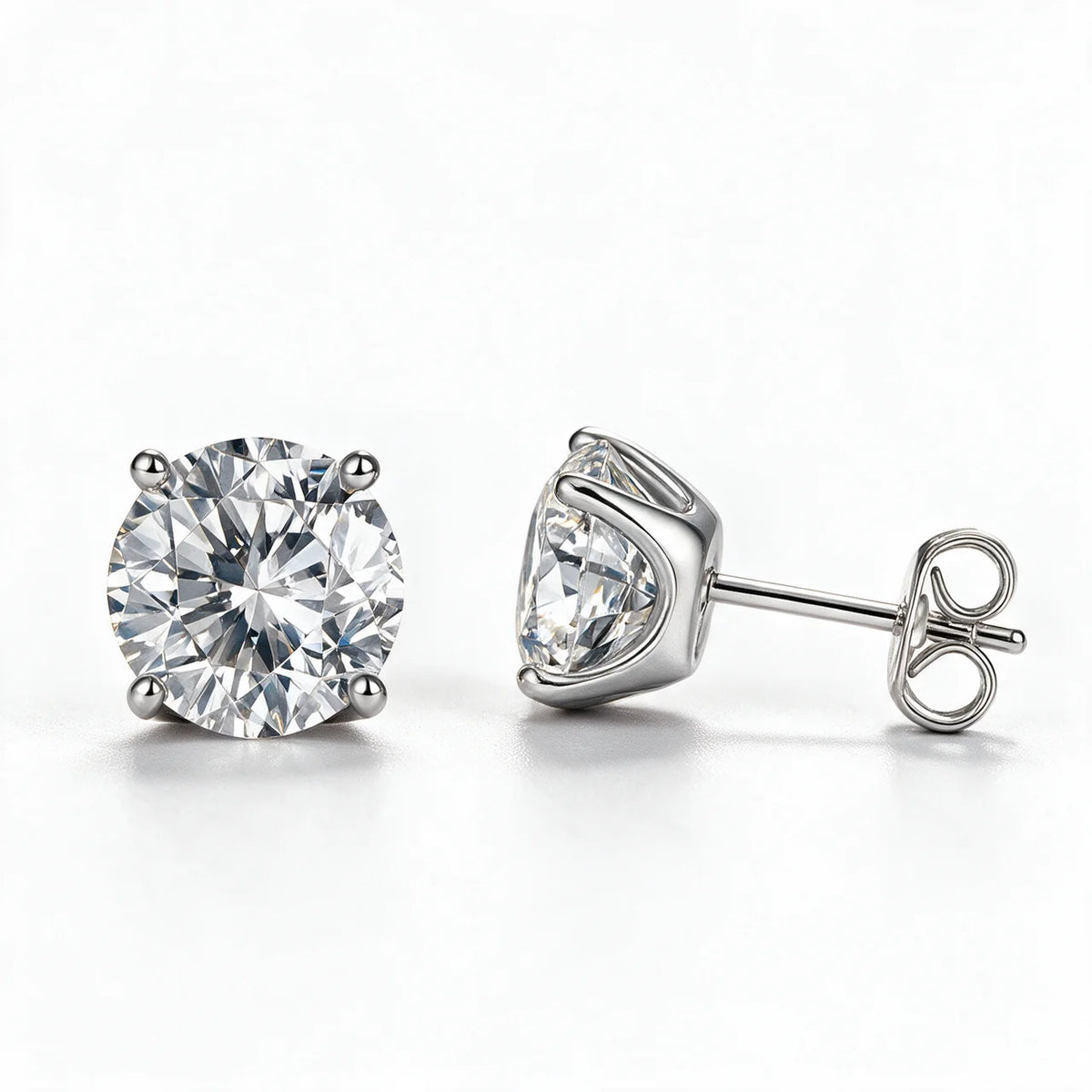 Moissanite Basquet Studs