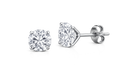 Moissanite Titanium Studs